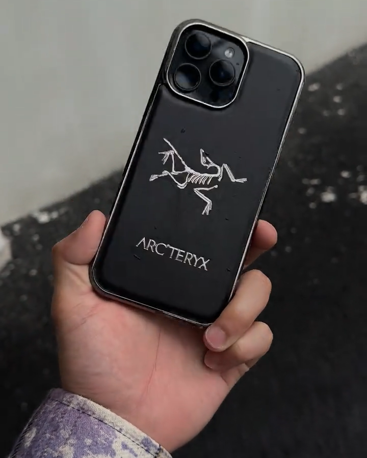 始祖鳥皮質鋼印手機殼